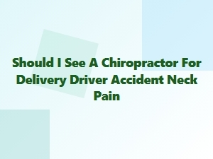 Should I See a Chiropractor for Neck Pain?